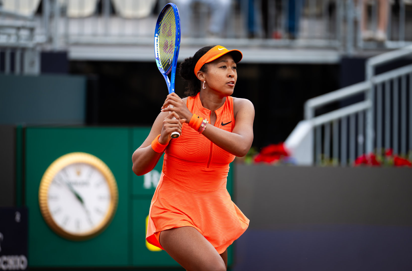 火力全开💥WTA1000罗马站第三轮，15号种子大坂直美以6-16-2横扫1