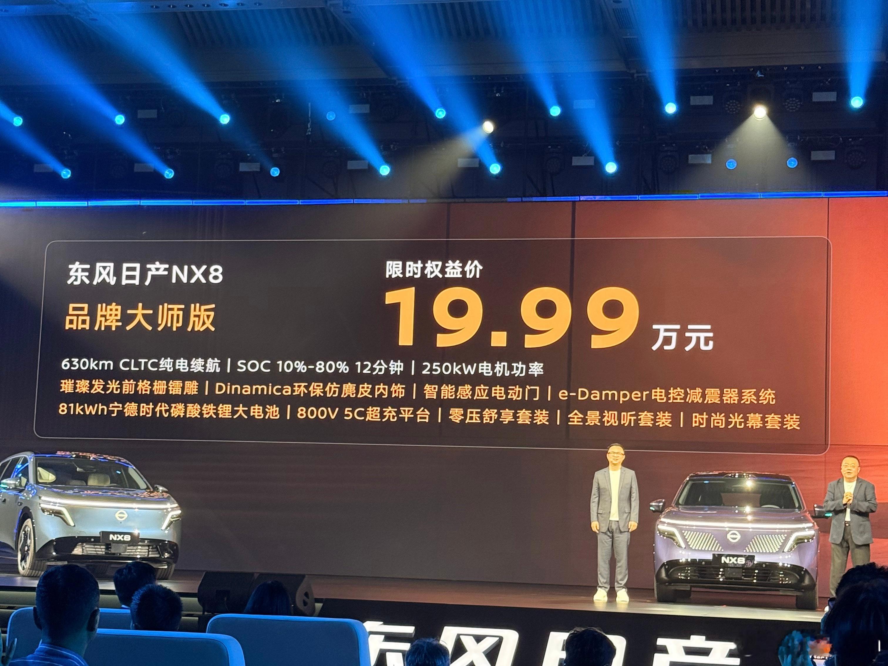 NX8我猜顶配不到20万，大家说猜低了，结果最终定了17.49万，太狠了，还有个