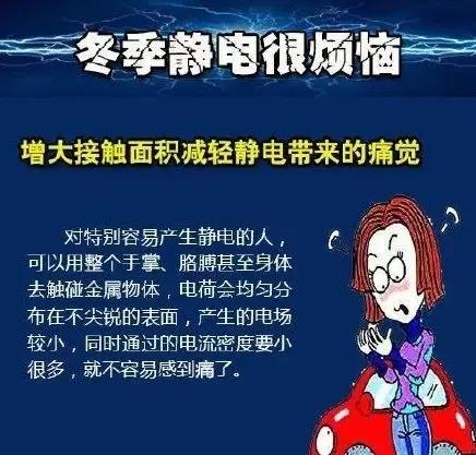 一到秋冬，就成了移动发电站。手一伸，门把手“啪”；手再伸，同事手背“啪”；脱个毛