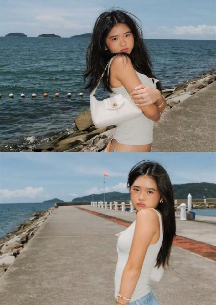 曹格女儿近照曝光，15岁Grace变漂亮了