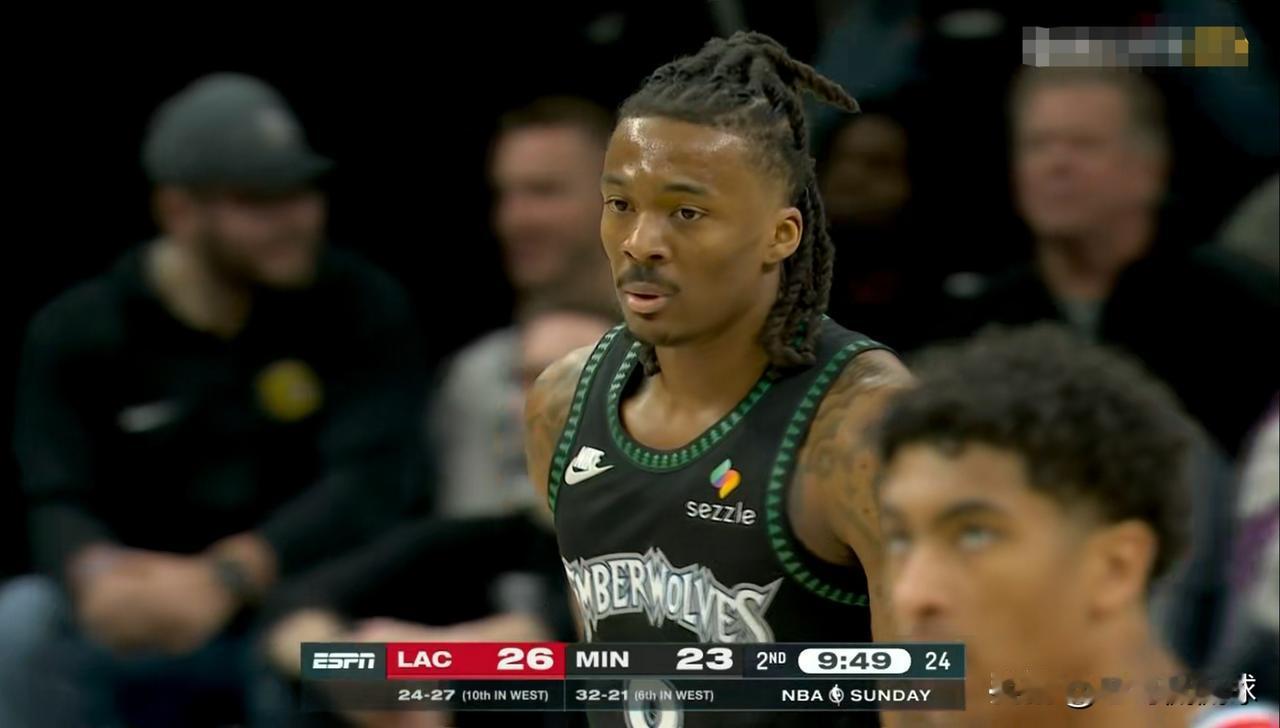 森林狼大将海兰德真是太想证明自己了！虽然今天森林狼在主场以96：115惨败于快船