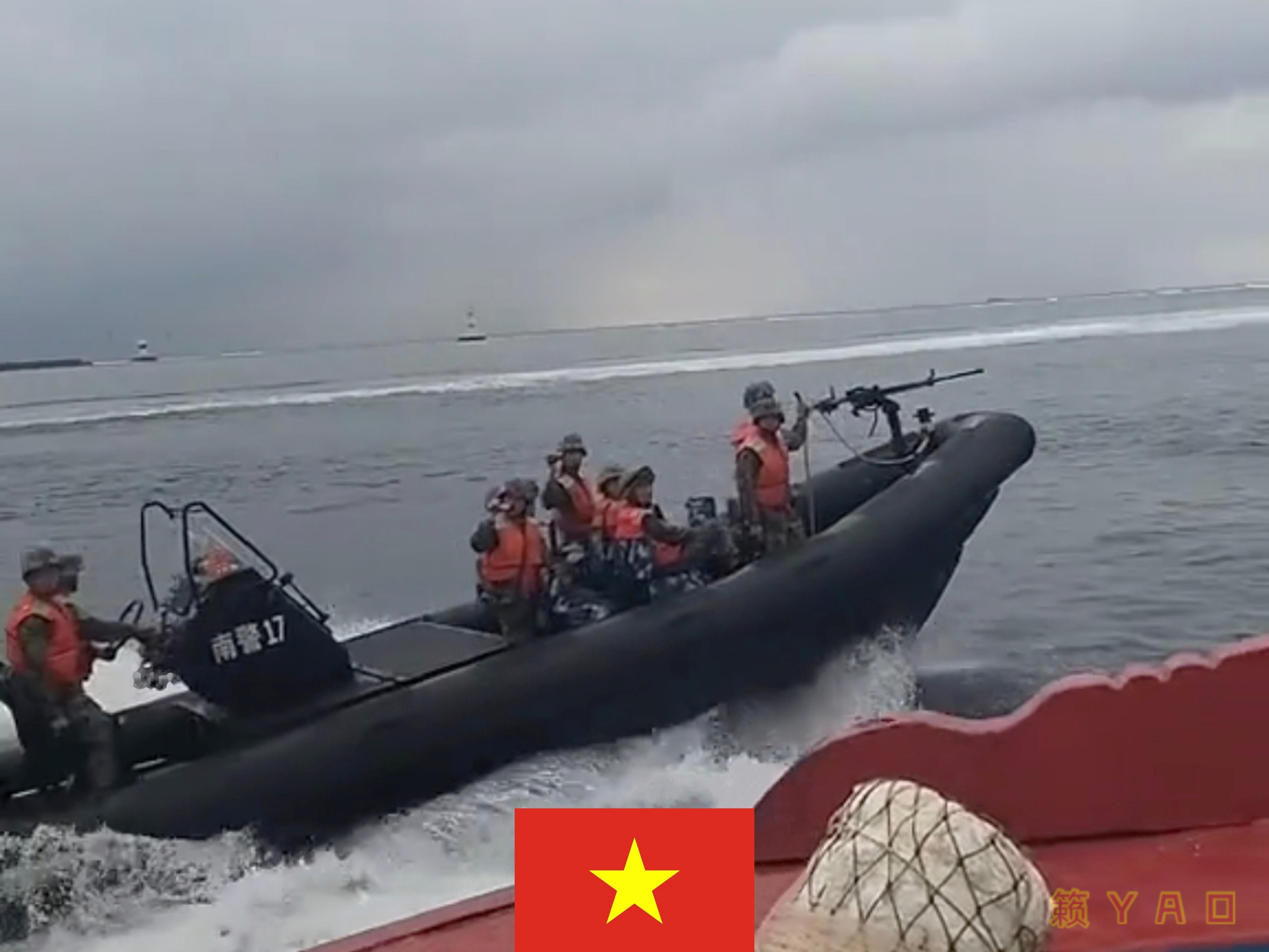 海军西沙/南沙水警区守备部队装备的快艇也换枪了，171重机换下85高机，此前就已