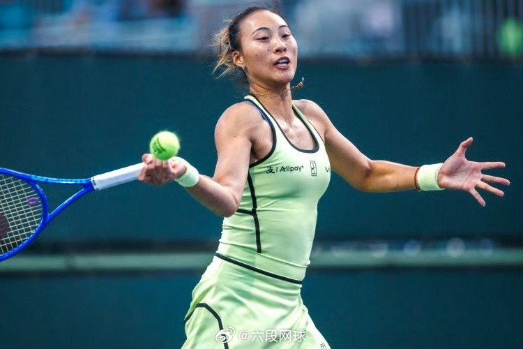 郑钦文收获10.5万美元奖金wtaWTA1000迈阿密站女单第三轮，郑钦文战胜