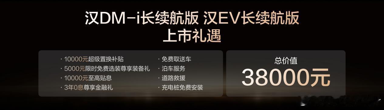 比亚迪汉长续航版正式上市。新车在设计、舒适、生态、智能、安全、效能六大维度都有进
