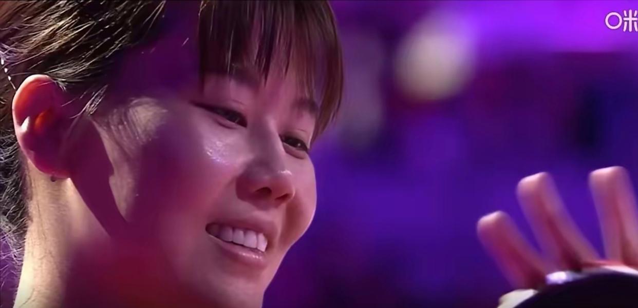 有点可爱，国乒选手，陈幸同夺冠后说“有点不敢相信，回去会请大家吃饭。”相持段女王