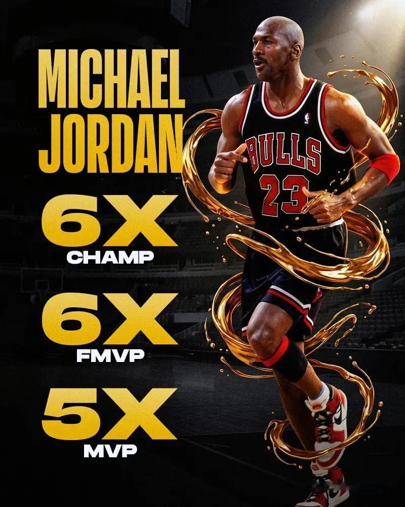 NBA历史上仅有9名球员达成以下成就：✅至少3枚总冠军戒指✅至少1次总决