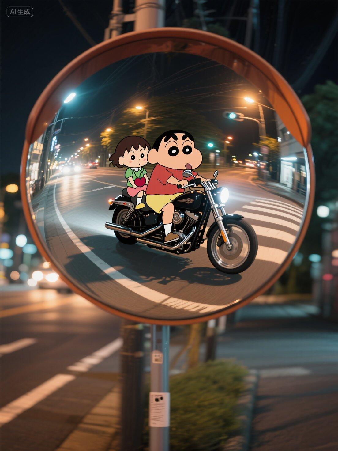 刚才我老公用他新买的摩托车🏍带我在龙腾大道兜了一阵风，可以可以！时速开到60已