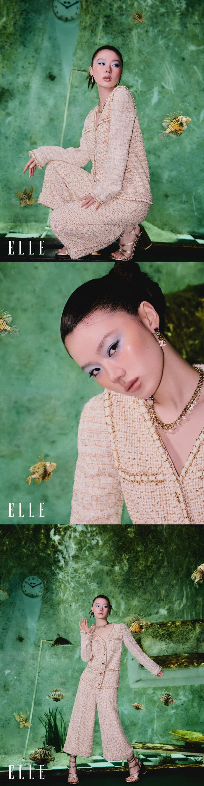 单依纯ELLE创刊80周年之际年度收官增刊CHANEL26早春度假系列