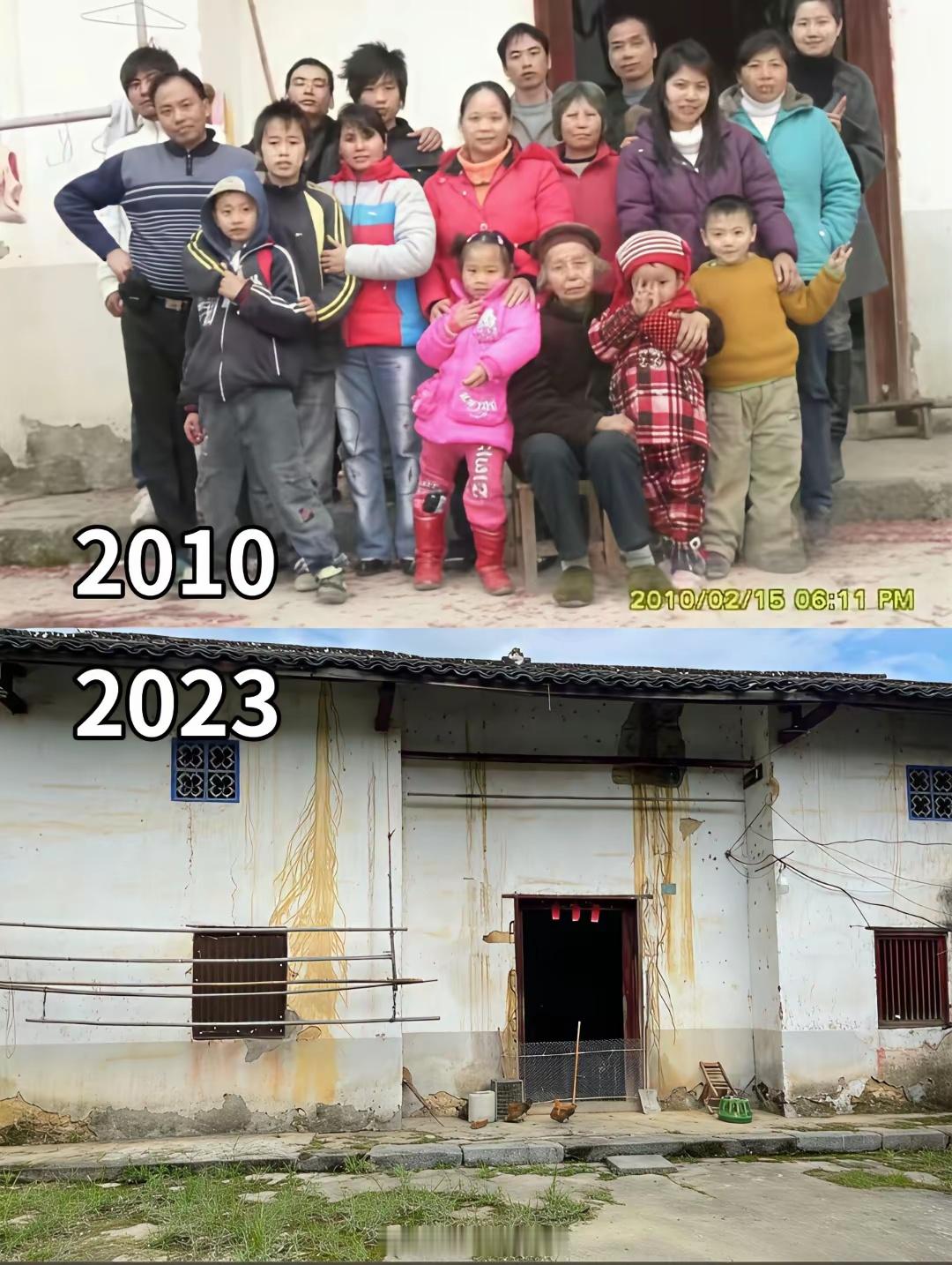 “落日庭院嬉闹声，世间再无相聚处！”老一辈人走了家就散了，父母在家就在！