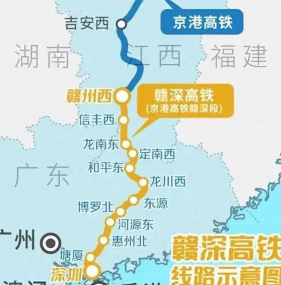 关于赣深高铁客流量不足是否与不经广州有关，可以从以下几个方面分析：1.广州