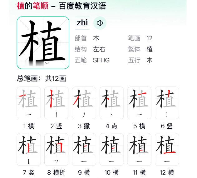 来跟我一起学小学二年级下册硬笔字植字应该这么写​