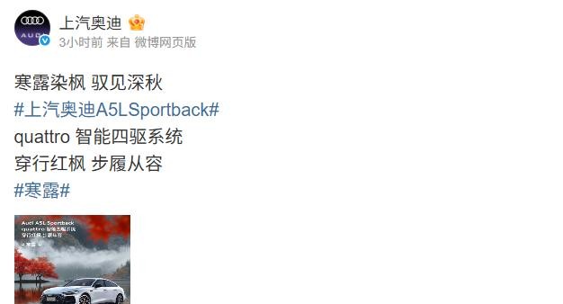 25.99万起，选动力还是智驾？A5L六款选择让人头疼。上汽奥迪A5LSportback出了六款配置