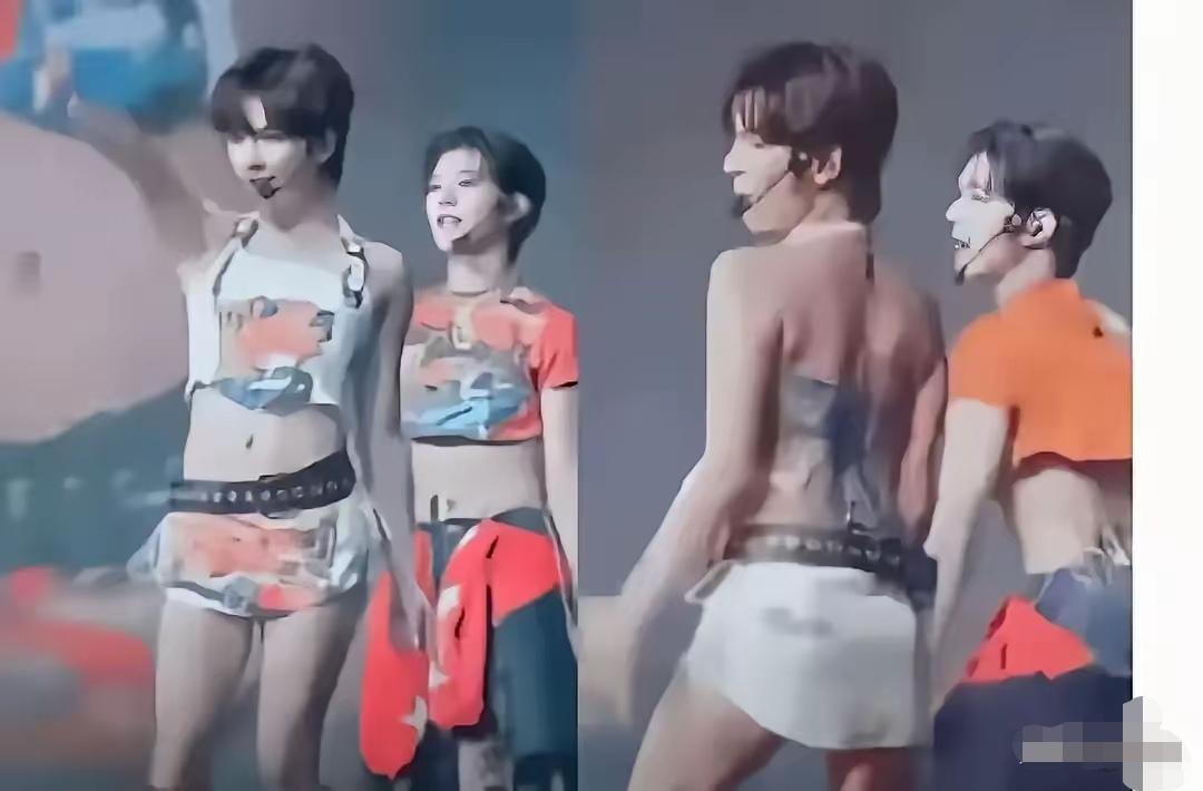 晃一眼看还以为这是一群美少女。结果呢，仔细看原来是一群爷们。我天，现世道变了，爷