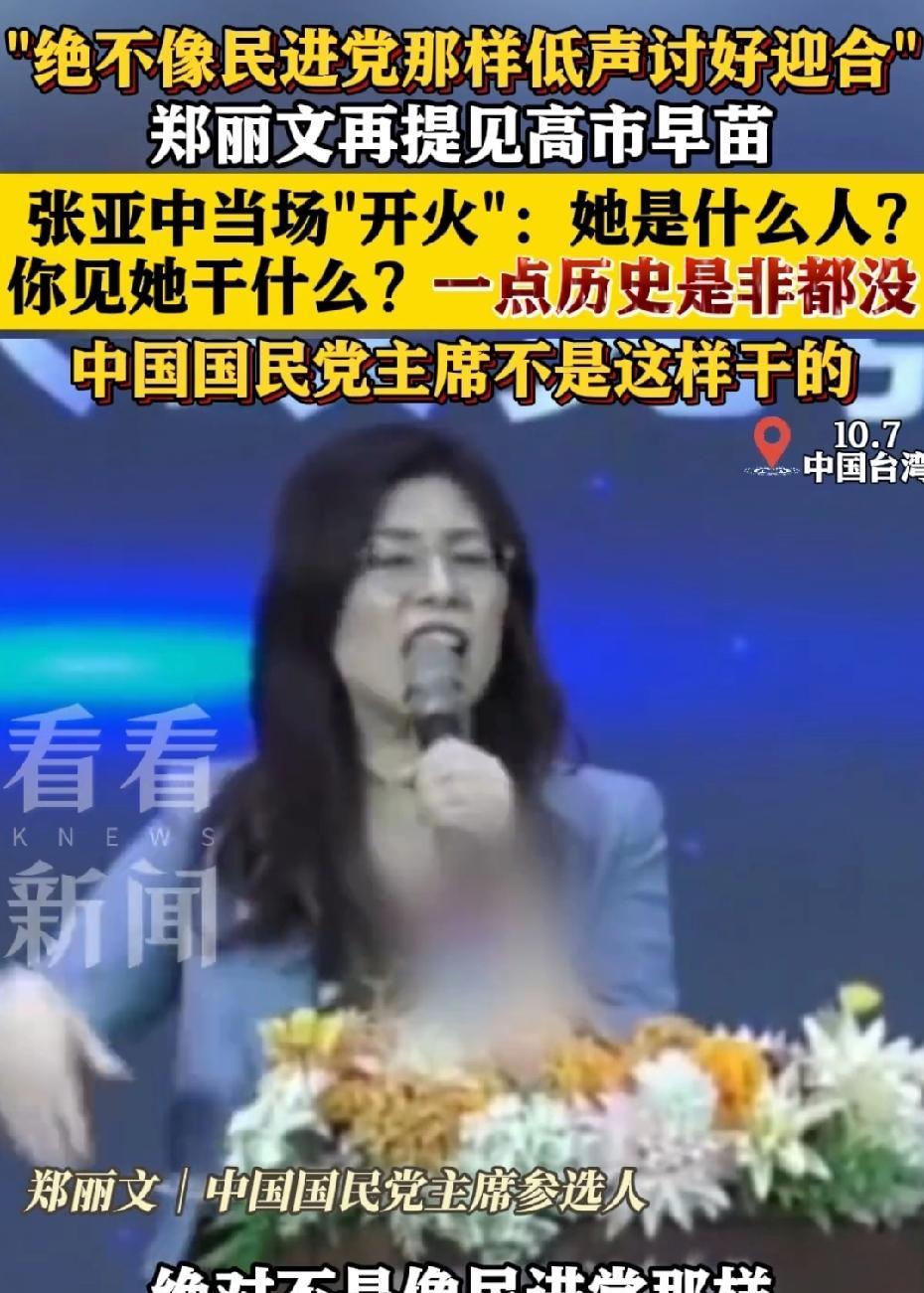 同一个地方摔两次！郑丽文越描越黑，高市或成压倒她的那根草？今天东方挚云这篇小作