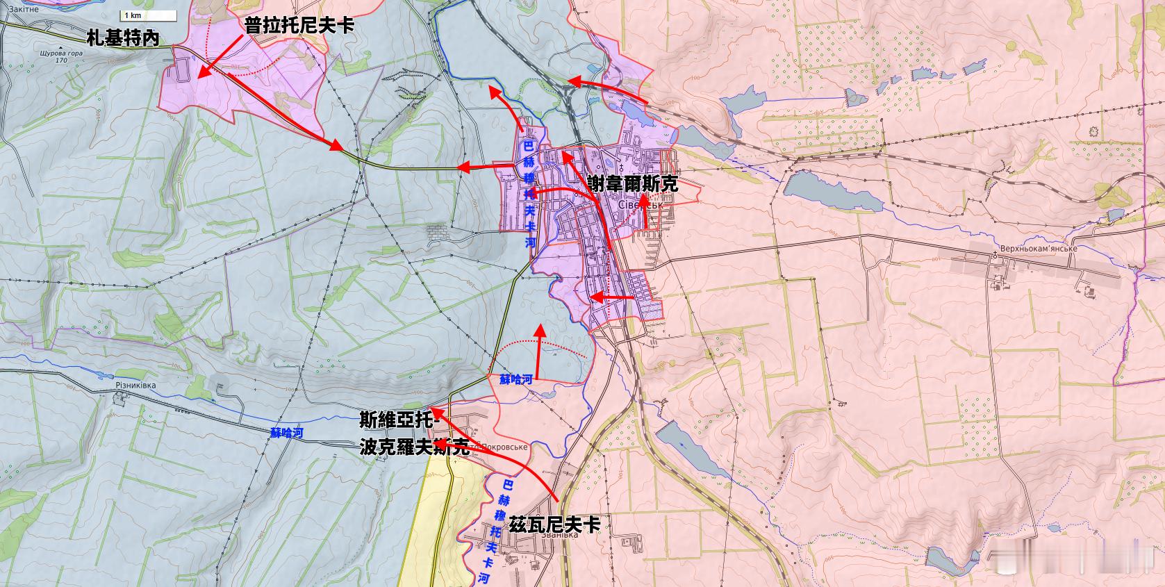 俄羅斯國防部已經官宣控制謝韋爾斯克城內局勢如何？俄羅斯武裝部隊在控制了市中心後，