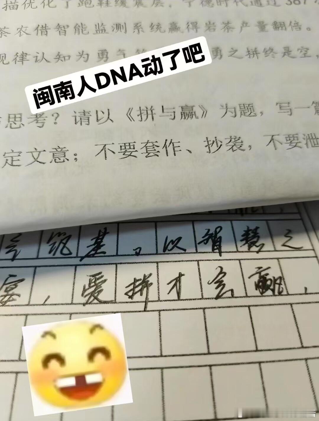 有些作文一看就是福建人写的[doge]遇见春天春日放个疯​​​