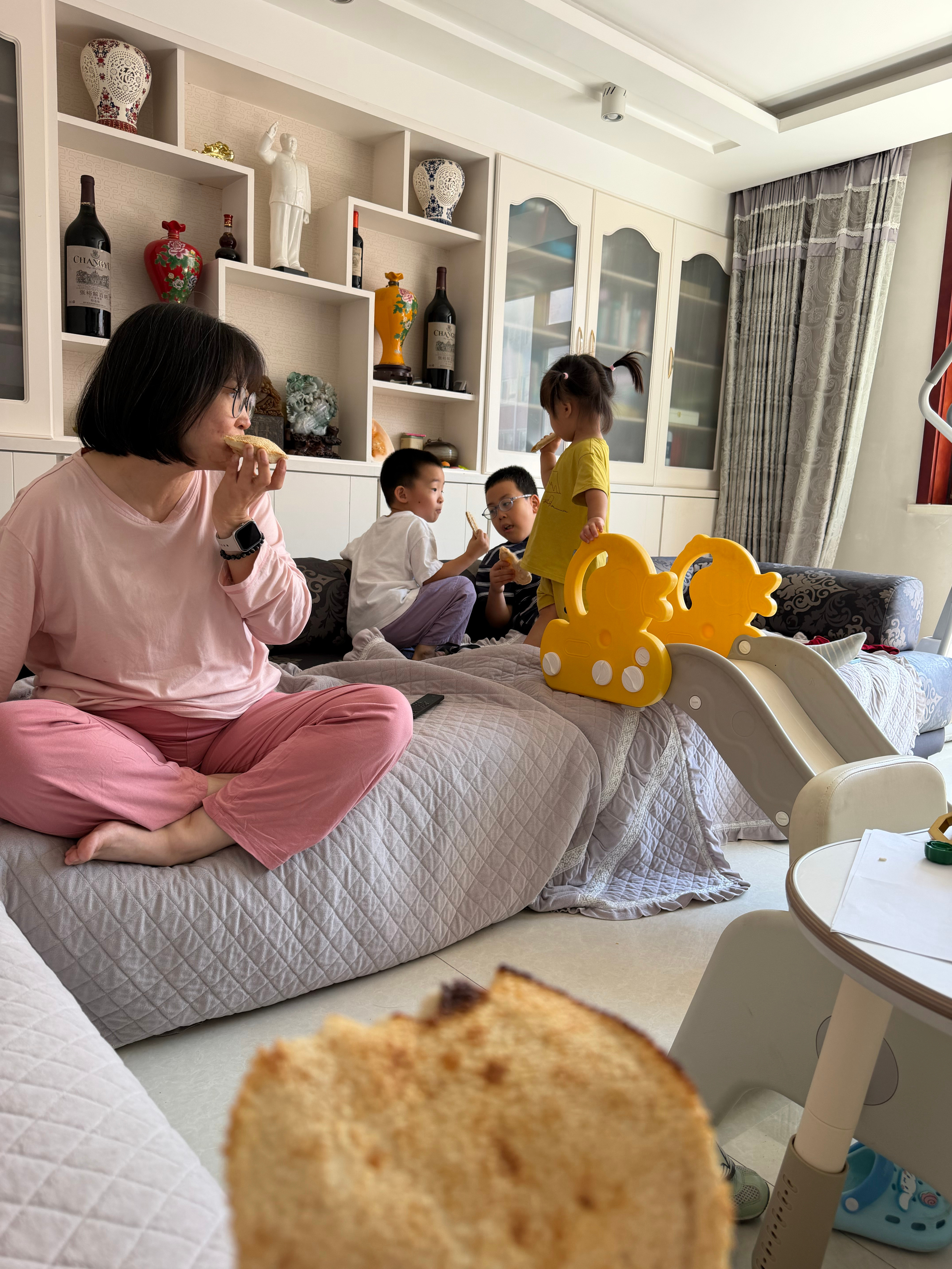 碳水之家，烧饼作为零食出现​​​