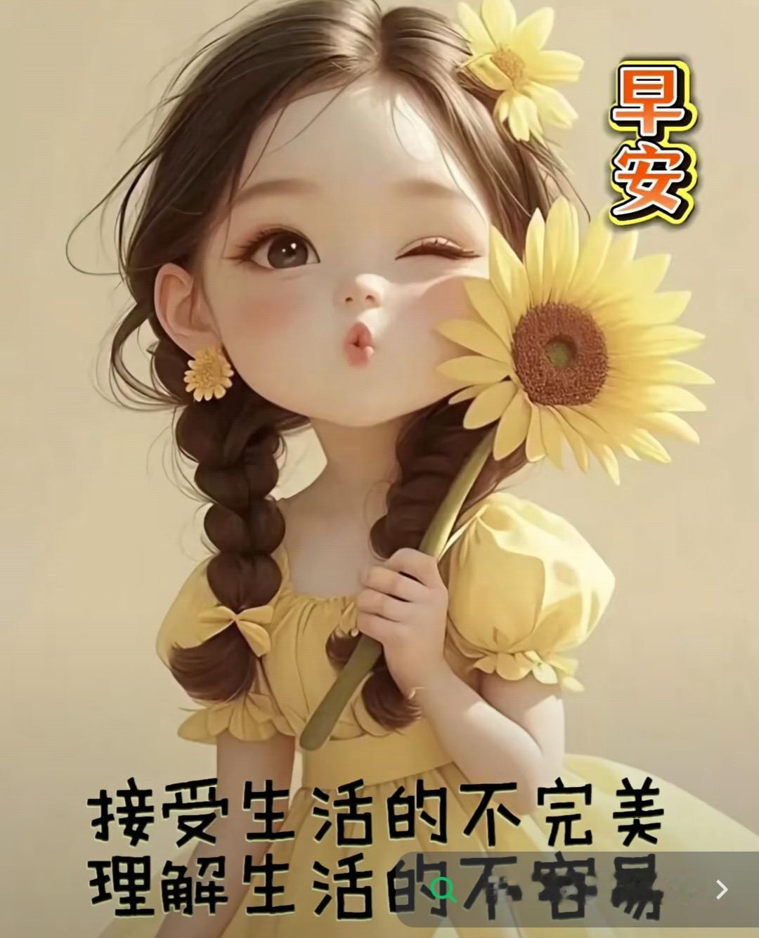 健康是金金不換，開心是財財不斷，善良是福福如海，快樂是寶寶如山。早安吉祥