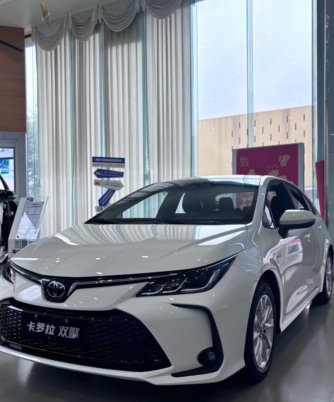 去年选家用车，非订卡罗拉双擎，我姐当场翻了脸：“同价位国产大屏全景天窗啥没有，你