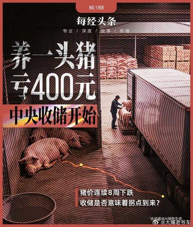 惨烈！养猪连亏8个月，养一头猪亏400元卖一头猪亏400元，是谁偷走了猪农的利润