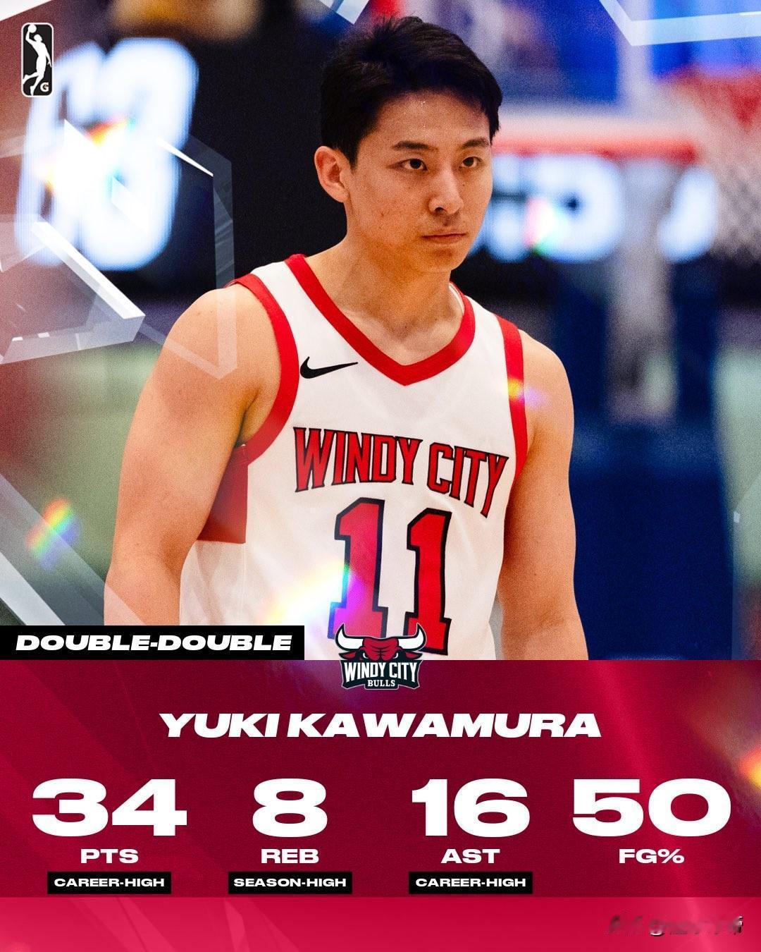 虽然是日本人，但是不得不承认河村勇辉是现役亚洲篮球第一人!在今天进行的一场N