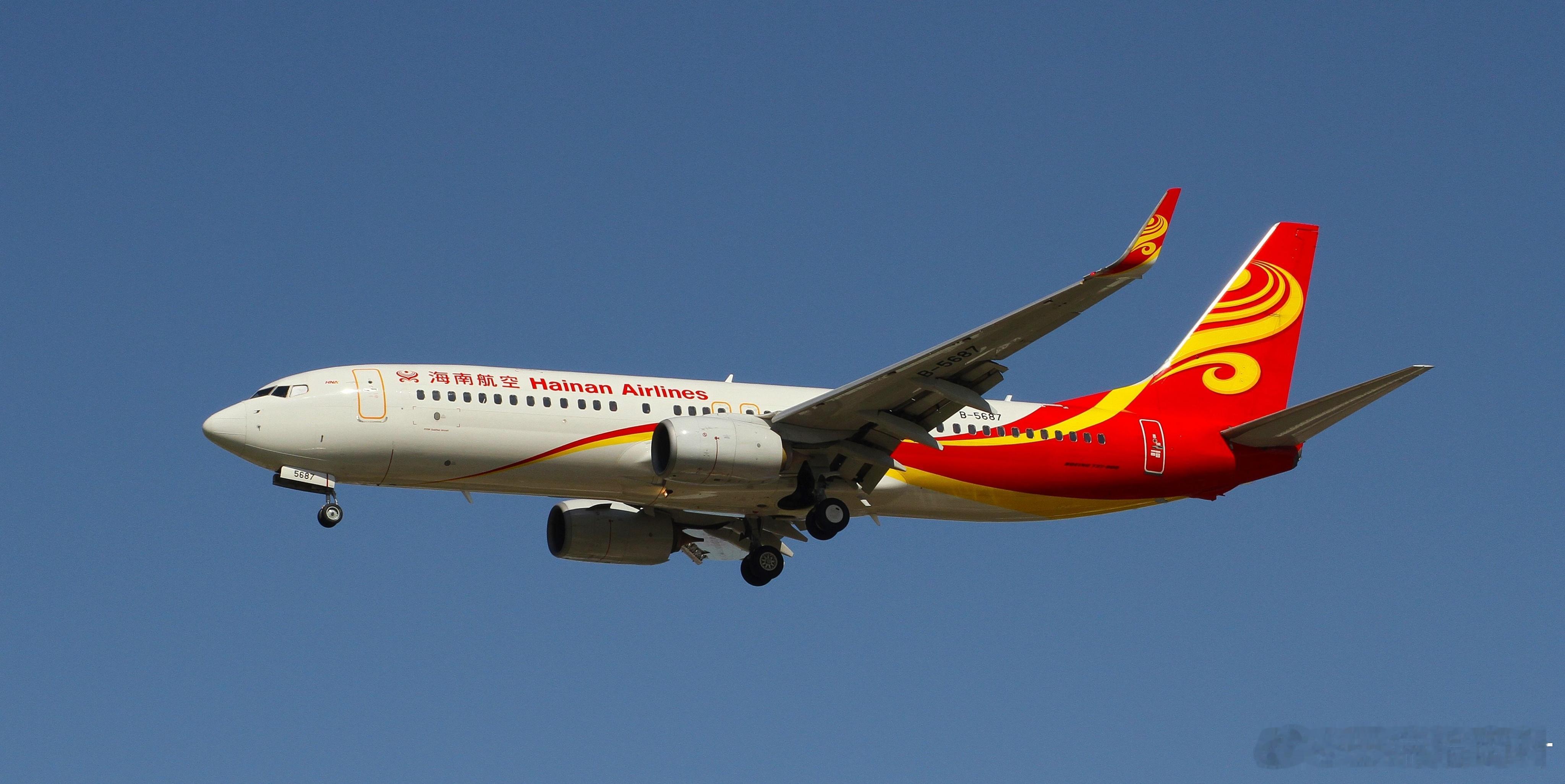 飞机变更运营:航司:长安航空注册号:B-5687机型:波音B737-800首次引