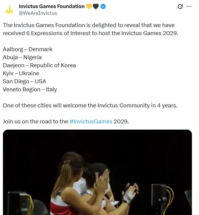哈里王子IGF曝重磅消息：6国争办2029年残障军人运动会！王室冷落背后的大动作