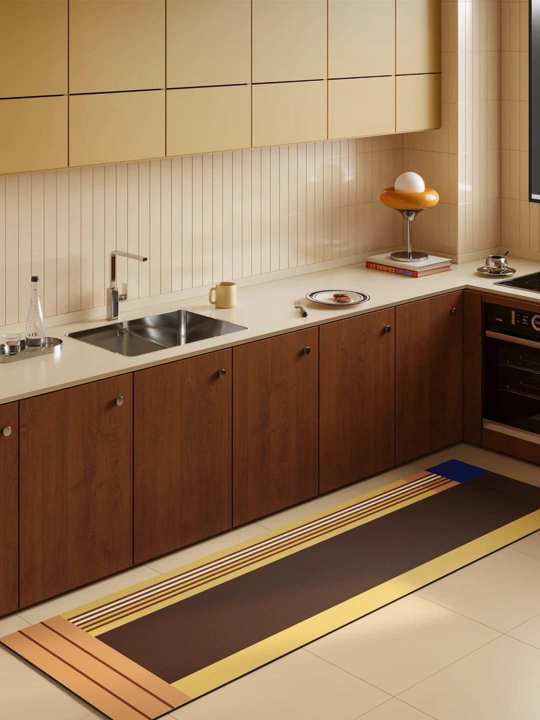 patchwork厨房地垫🔛摩登时髦感拉满