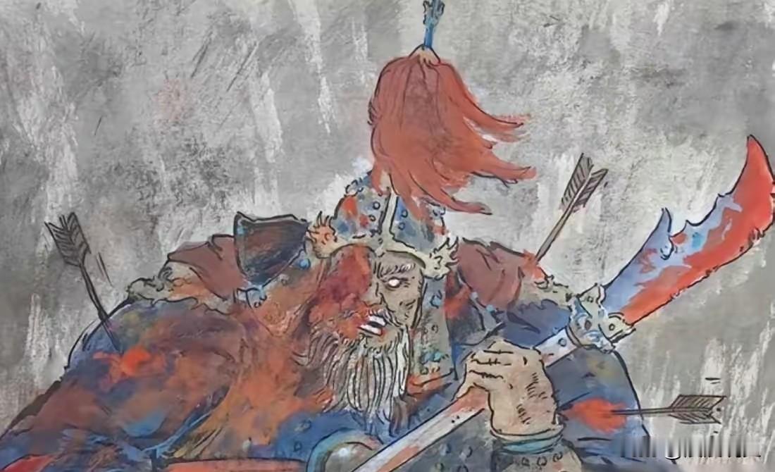 萨尔浒之战的刘綎，61岁冲阵穿三层铠甲，身中7箭，全身上下刀伤不计其数，半只脸也