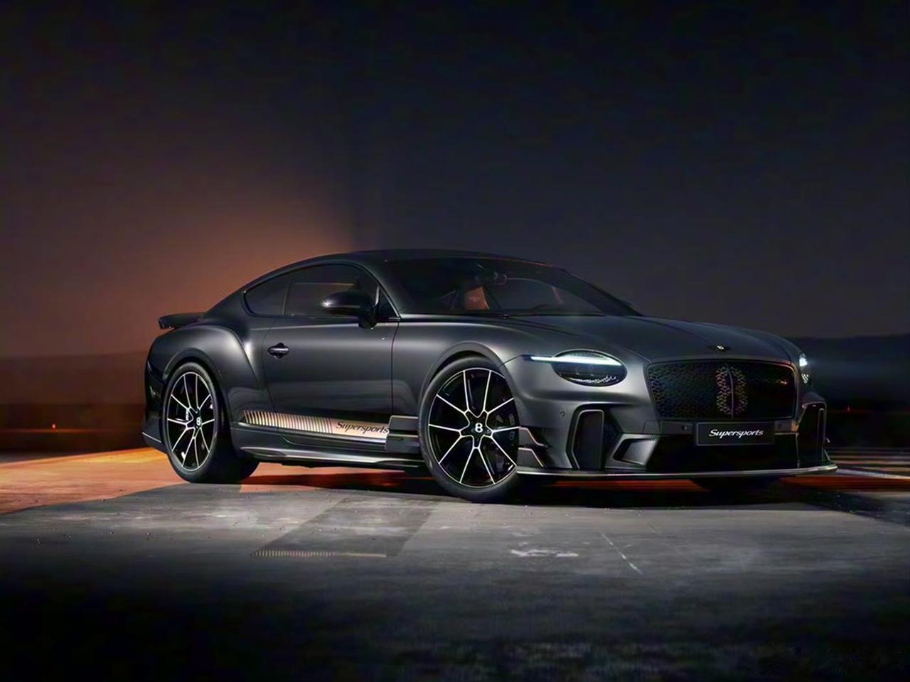 【限量500台全新欧陆GTSupersports官图后驱、车重不到2吨】日