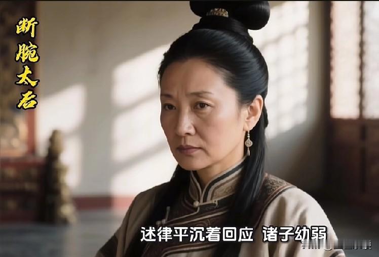 耶律德光的母亲述律后，被一汉族大臣逼的自断一臂。让断臂替代自己陪葬阿保机。一