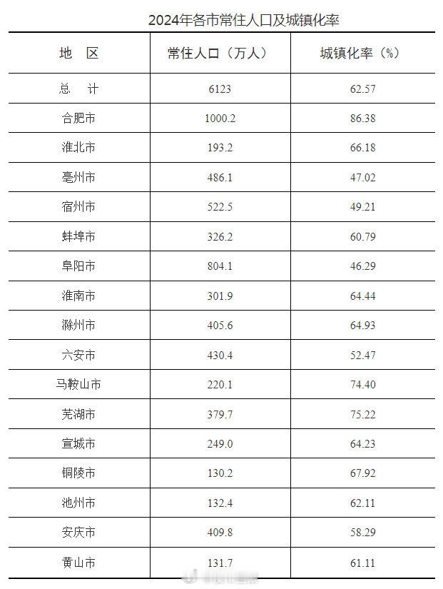 2024年芜湖常住人口增加4.1万！​​​