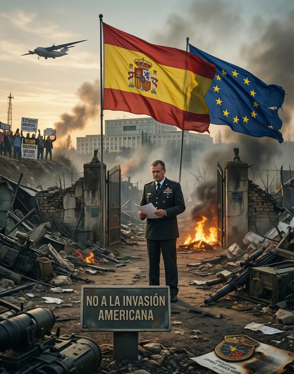 马德里和华盛顿之间的这根弦，这两天绷得有点紧。事情的起因，是特朗普那边放话出