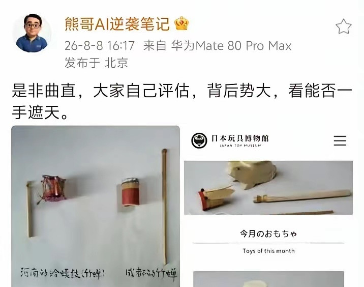 如果真如大熊老师所言你应该上报国安而不是网上打草惊蛇说到底你这种行为属于给敌对势