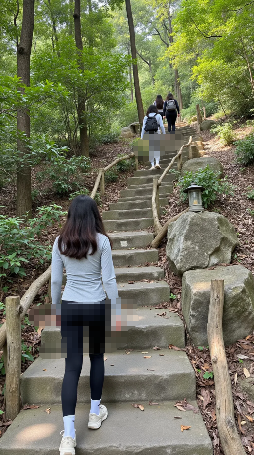 现在女士登山，服装都要统一了吗