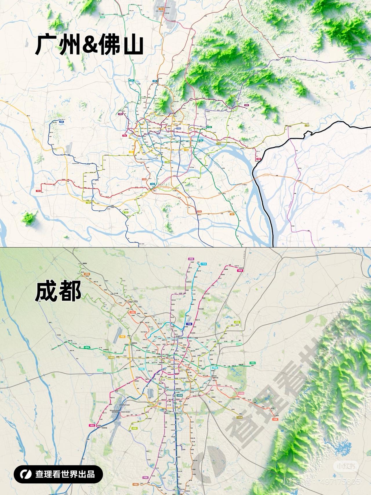 广州和成都：谁才是中国地铁“第三城”？长期以来，北上广是中国地铁的第一梯队。
