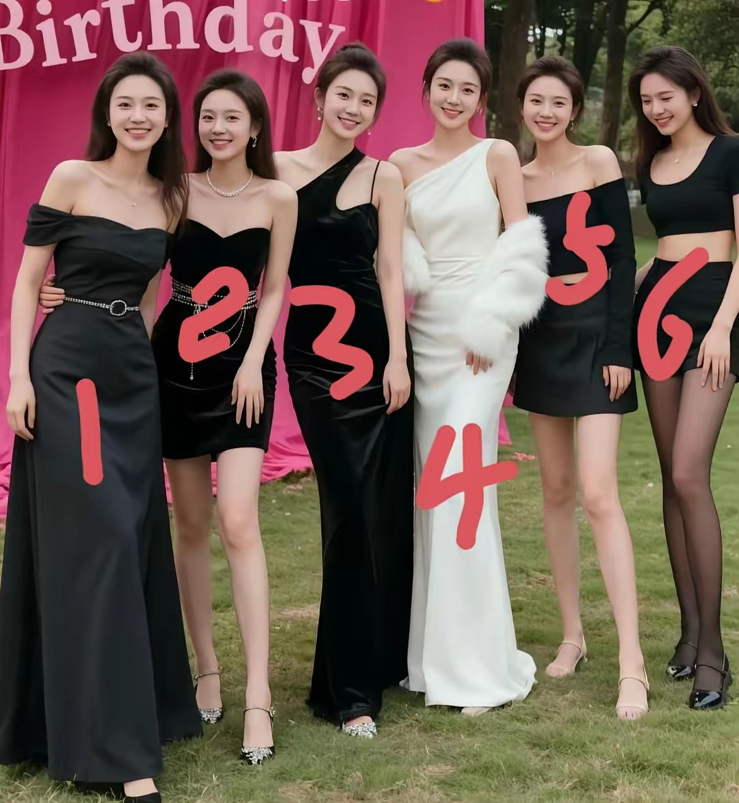 选哪个做女朋友，好难啊？