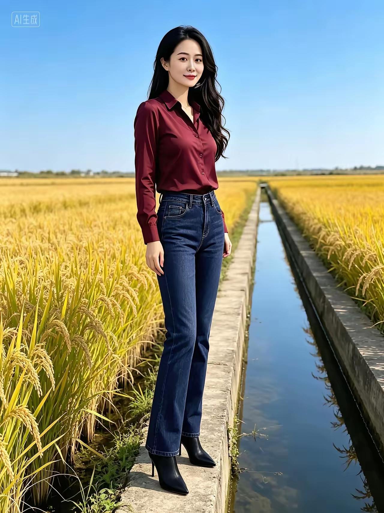 水稻是老百姓的口粮，在什么时候都是最美的。