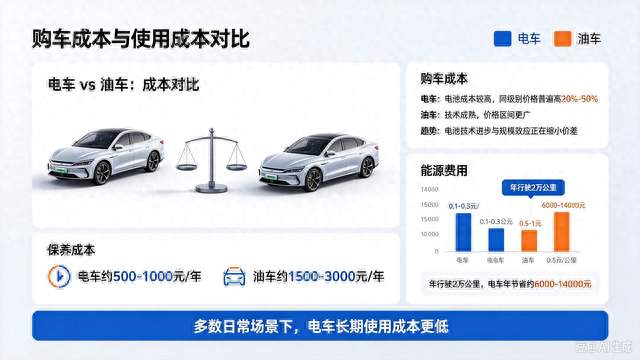 电车真的比油车节约成本吗?