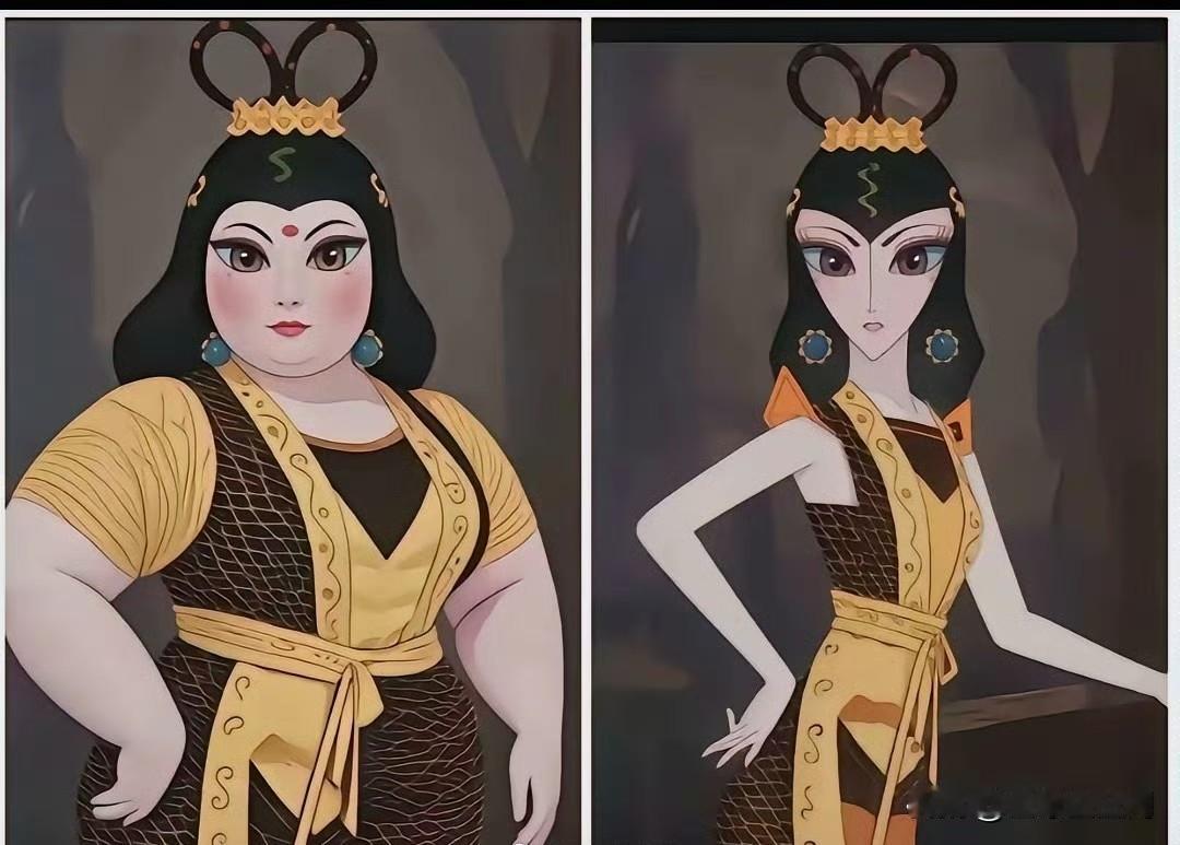 果然，胖显矮，但是，胖又显面善[doge]​