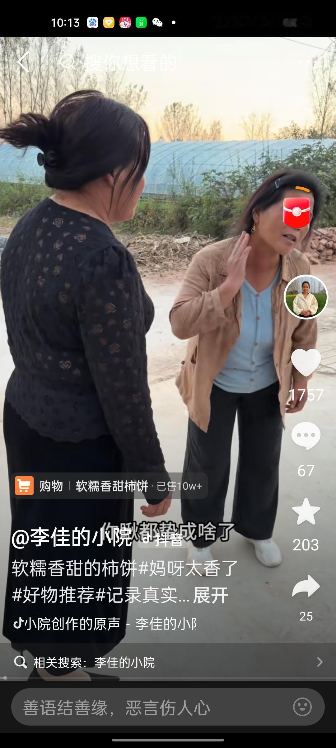 这俩老太婆没一个好货，特别是李佳的养母，大忙季节穿的一身套装配上高跟鞋，一看就不