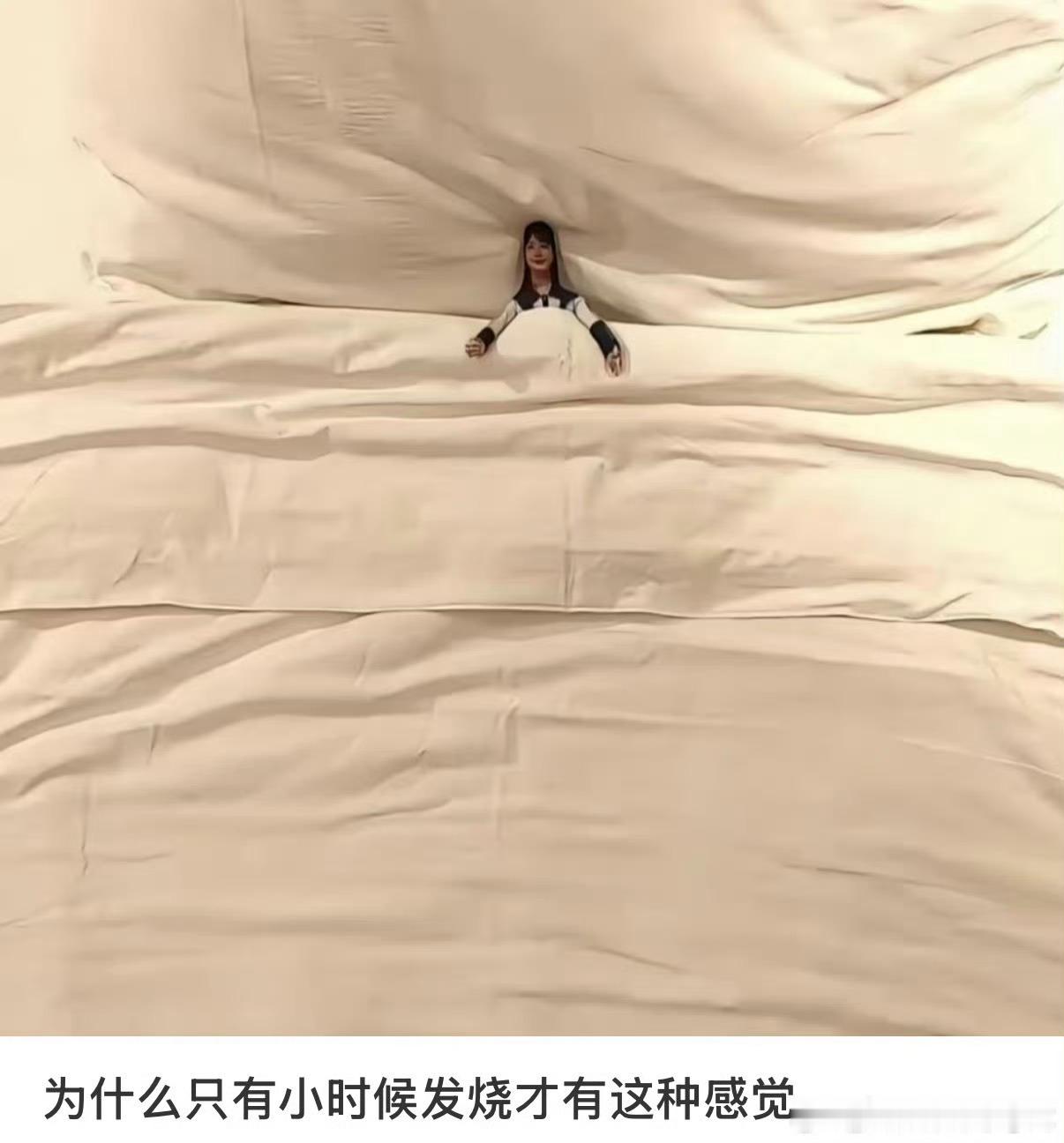 主要是长大后发烧也睡不踏实，脑子里都是工作只有小时候发烧才有这种感觉