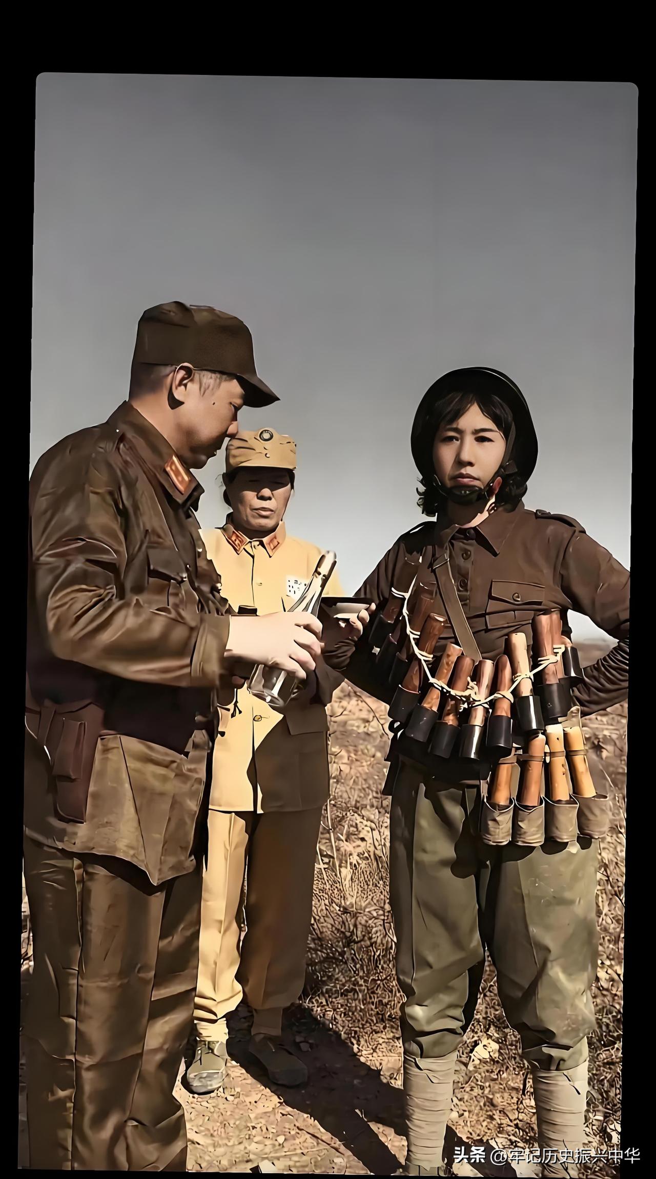 巾帼英烈凌兰芳，毅然加入桂军敢死队1938年台儿庄战役打的异常激烈、残酷，战场