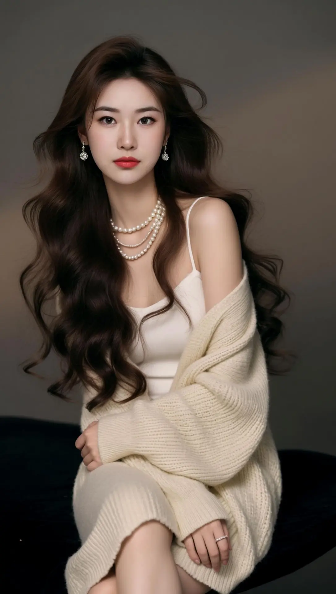 AI慵懒珍珠写真 ai创作