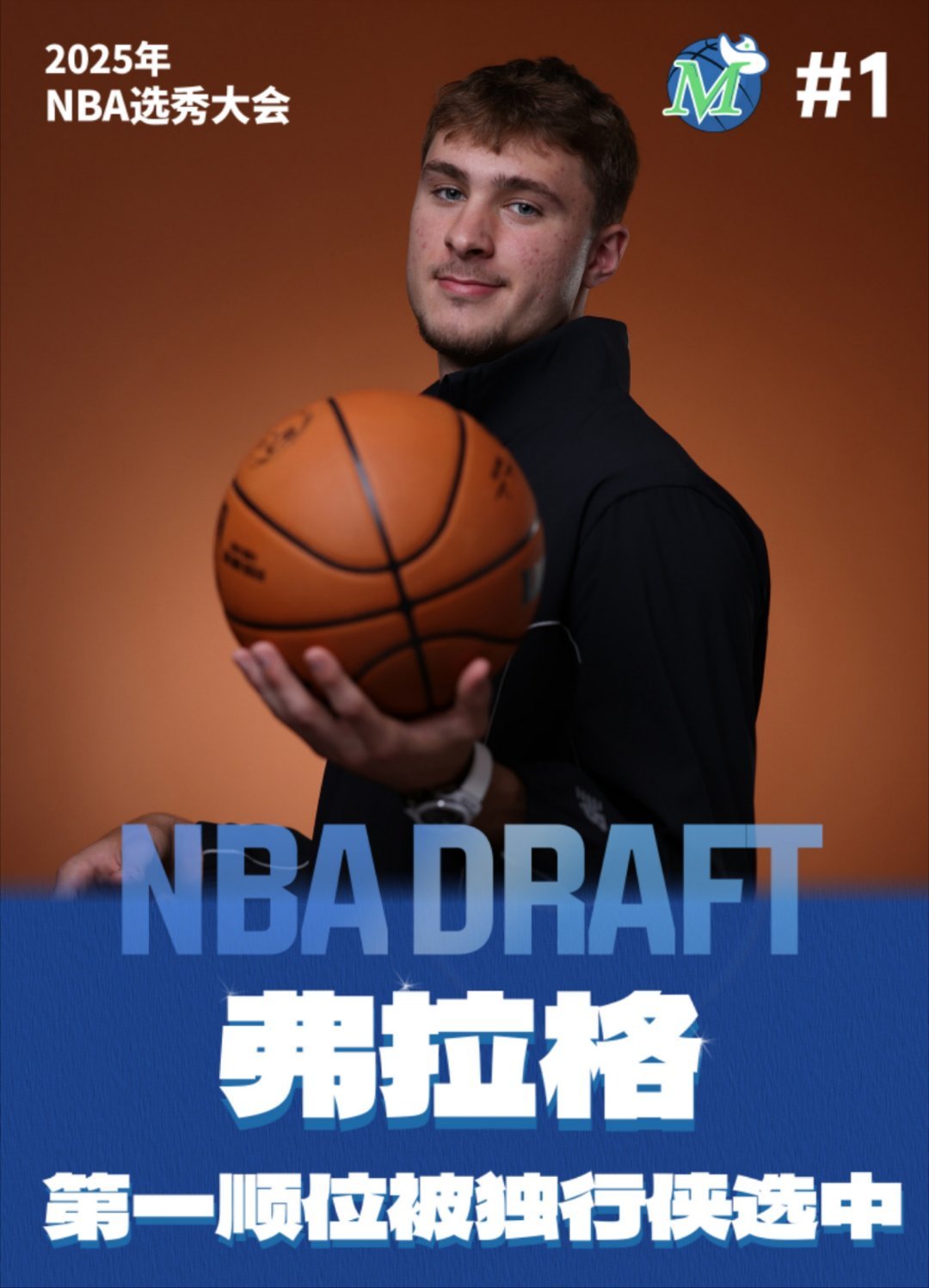 2025年选秀大会首轮选秀正在进行中。状元：弗拉格（独行侠）榜眼：迪伦·哈珀（马