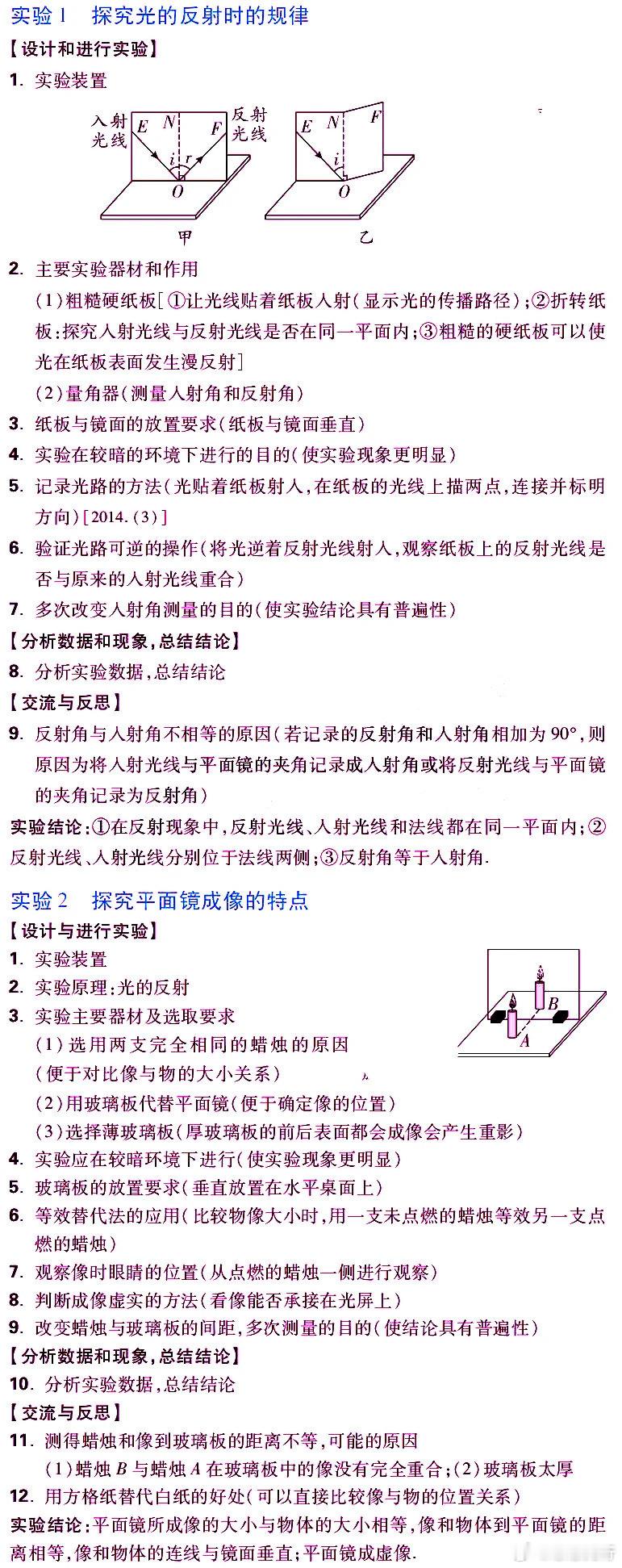 耗时7天！初中物理老师梳理两年实验常考点，假期看完实验题稳了！初中阶段的同学们看