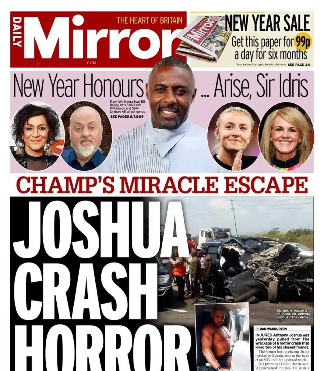 一条高速，两辆生命。约书亚肋骨裂了，命还在；两位兄弟直接留在现场。警