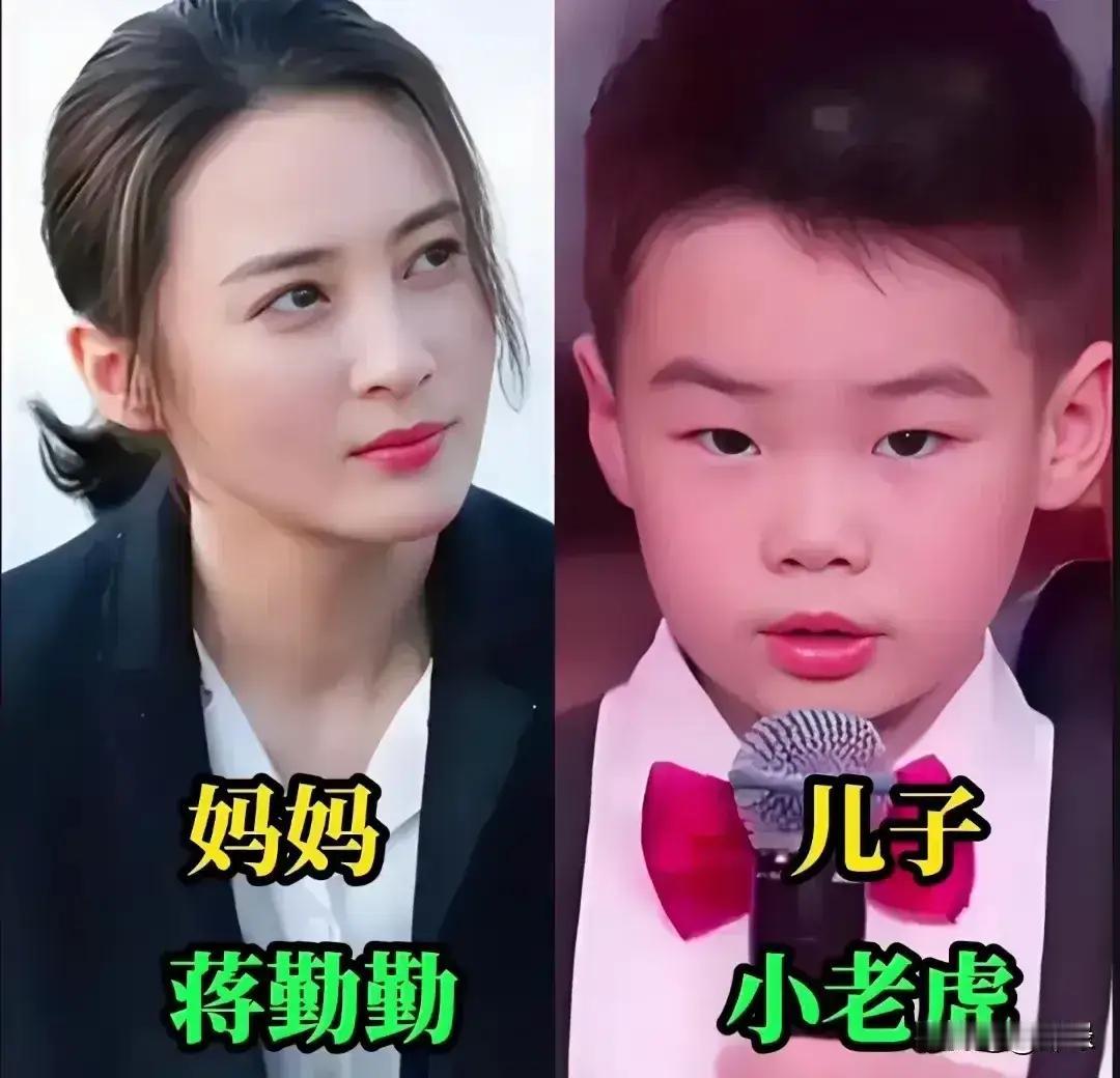 叶一茜母子俩——基因太强大霍思燕母子俩——基因太强大曹颖母子俩——基因太强大