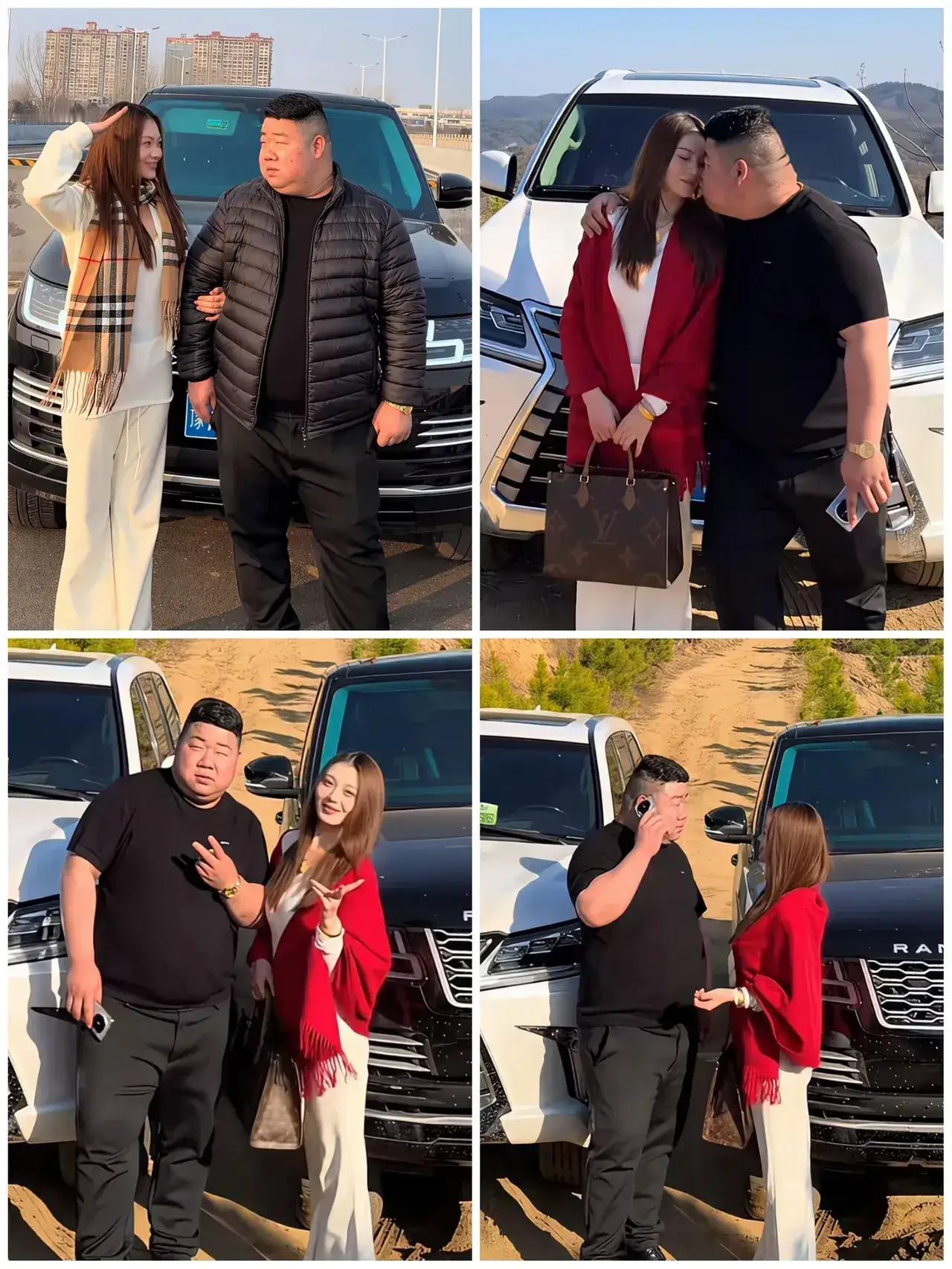 这女孩的样貌绝对是美女中的极品！男孩的样貌跟帅真的一点也不沾边！体型彪悍，身材魁