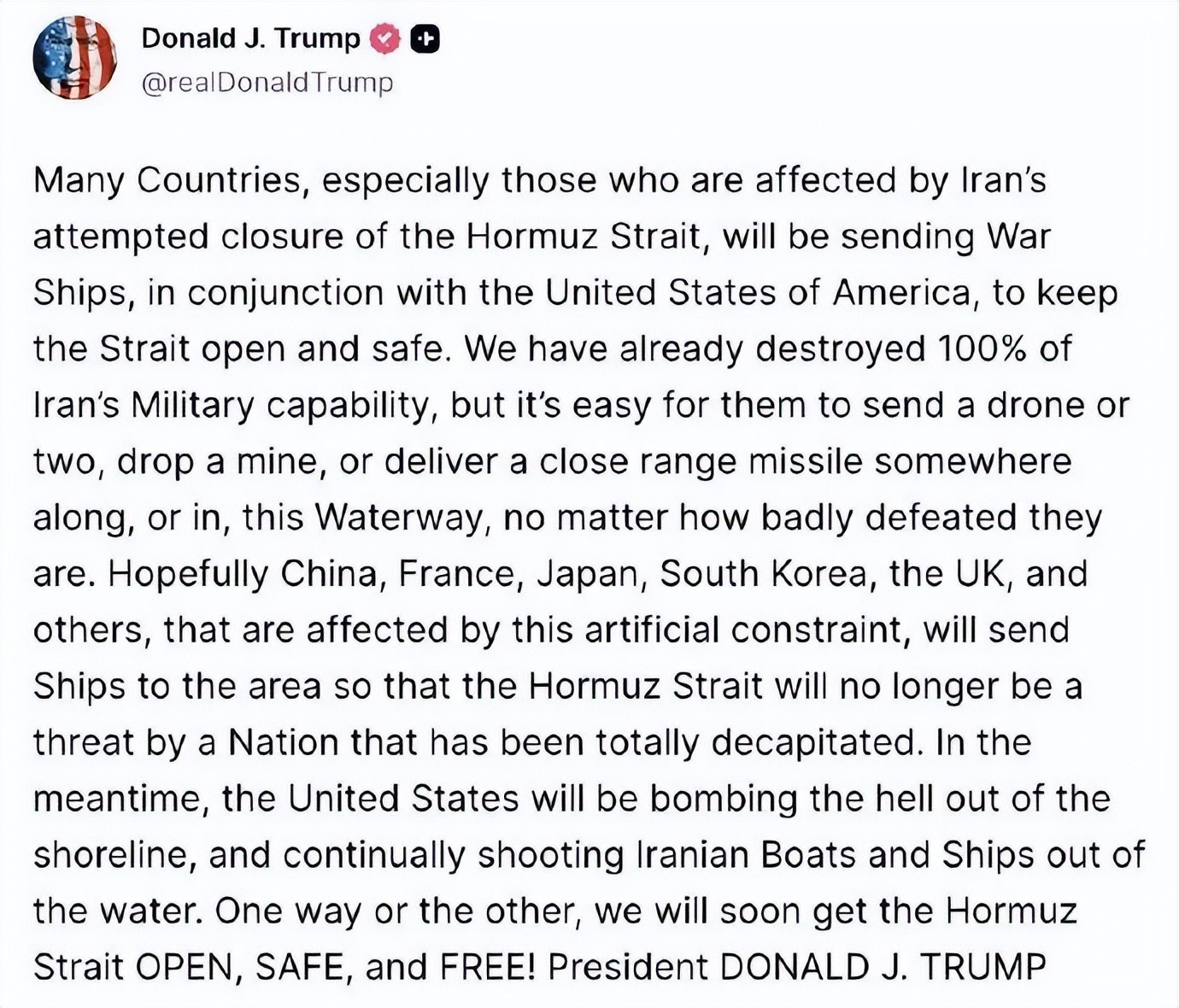 烽火问鼎计划我在之前的文章中提到过，在特朗普再次就任美国总统后不久，他的团队成